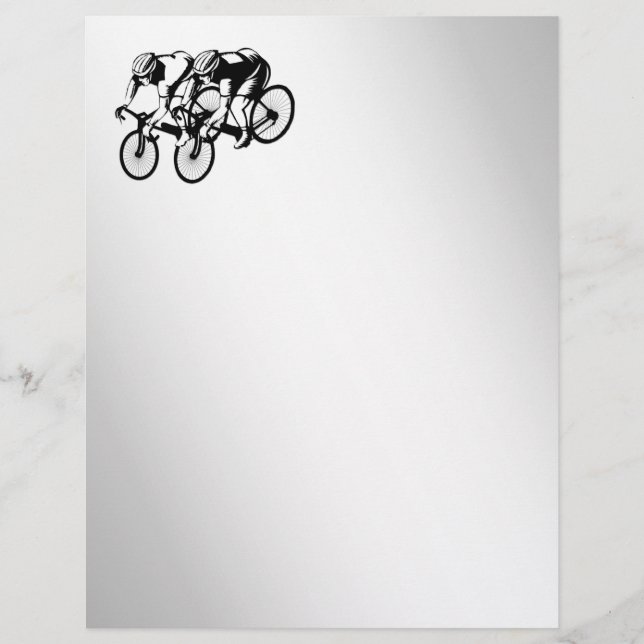 Lámina Raza de bicicletas Plata (Anverso)