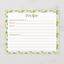 Receta Boho Summer Lemon Fruit Bridal Shower