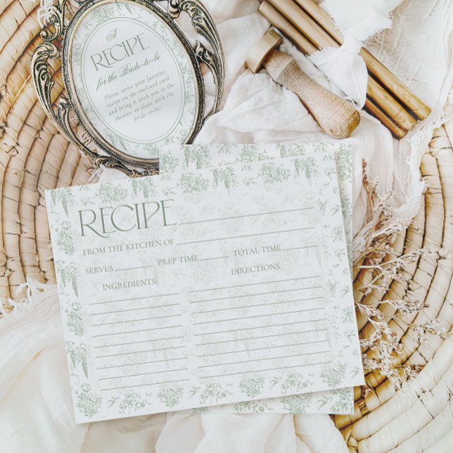 Lámina Receta de ducha de novia con vinagre de toile verd (Subido por el creador)