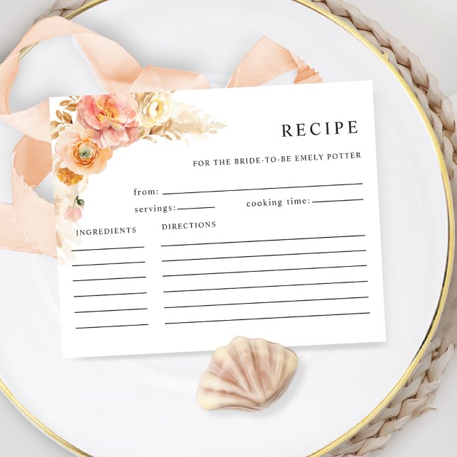 Lámina Receta elegante de ducha de novias con crema flora (Subido por el creador)
