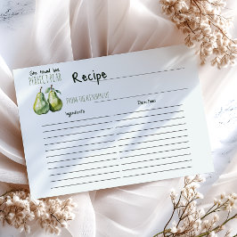 Lámina Receta elegante de ducha de novias perfecto brunch