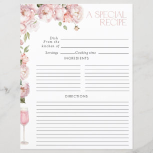 Lámina Receta moderna de ducha con flores de color rosa