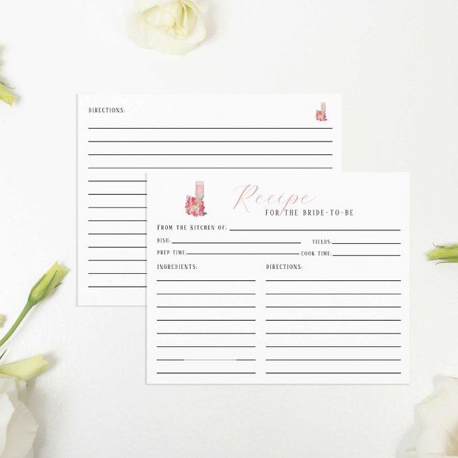 Lámina Receta para los futuros Petals y Prosecco de Novia (Subido por el creador)