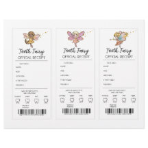 Recibo de hadas dental