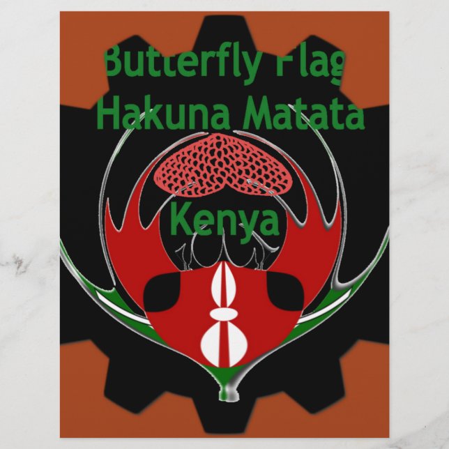 Lámina Red Matata Kenya habló (Anverso)