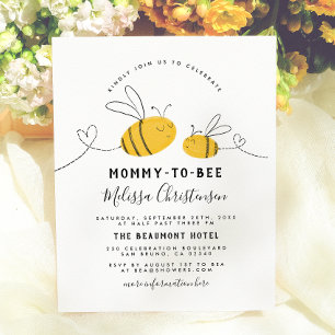 Lámina Regalo de Baby Shower para Mamá Abeja con Presupue