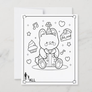 Lámina Regalo de cumpleaños de la muñeca