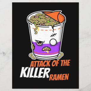 Lámina Regalo de Halloween   Ataque De Ramen