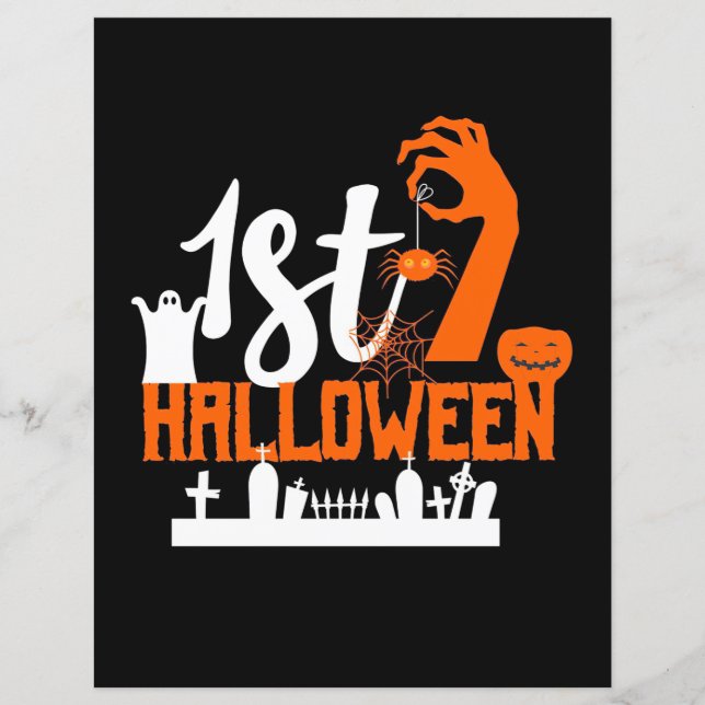 Lámina Regalo de Halloween | Primera Halloween (Anverso)