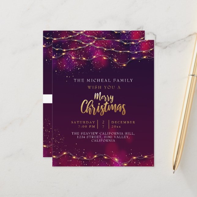 Lámina Regalo de Navidades Personalizados de Neon Neon Ho (Anverso/Reverso In Situ)