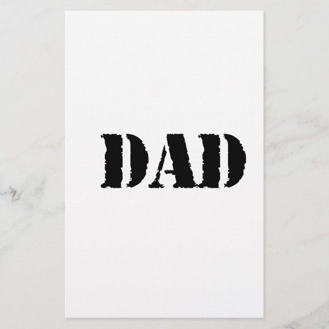 Lámina Regalo simple del día del padre (Anverso)