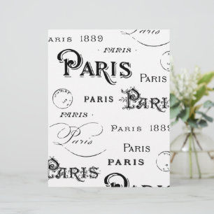 Lámina Regalos de Francia y recuerdos de París