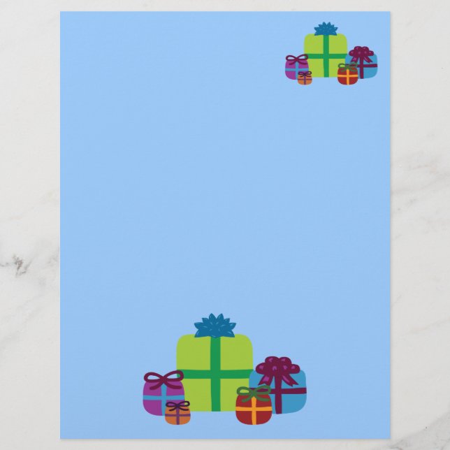 Lámina Regalos envueltos (Anverso)