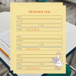 Lámina Registro de lectura de aprendizaje de actividad es