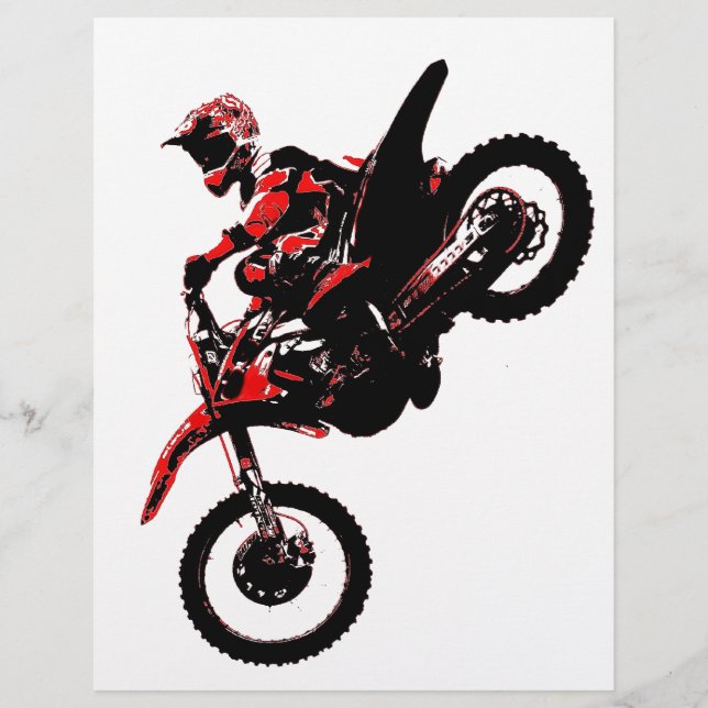 Lámina ¡Reglas de Motocross MX! (Anverso)