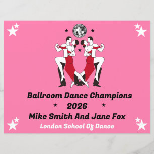 Lámina Reina de baile en salón de baile