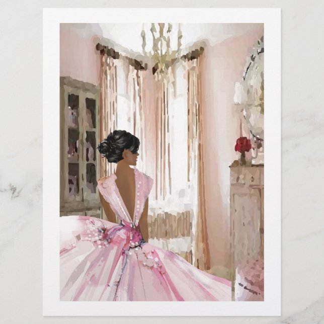 Lámina Reina de belleza (Anverso)