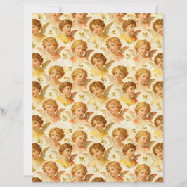 Lámina Renaissance Angels Scrapbook Paper