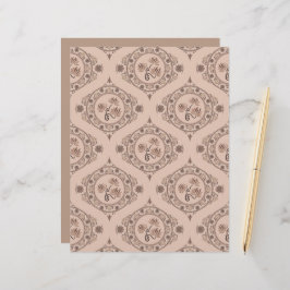 Lámina Renovación de Mocha Rococo Mandala Retro Ogee Scra