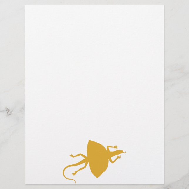 Lámina Reptil amarillo (Anverso)