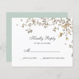 Lámina Respuesta del Jardín de Primavera de Verano Rústic