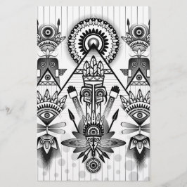 Lámina Resumen de la antigua tribu indígena