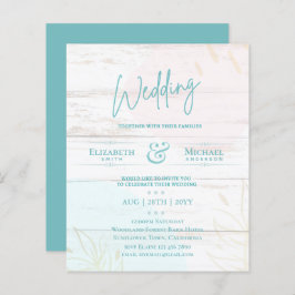 Lámina Resumen de oro rosado Verde azulado invitado a bod