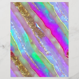 Lámina Resumen de papel de cuaderno de arte de vidrio