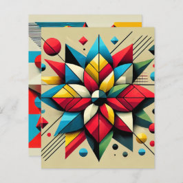 Lámina Resumen de papel de libro gráfico pop de Poinsetti