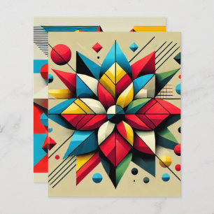 Lámina Resumen de papel de libro gráfico pop de Poinsetti