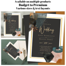 Resumen de presupuesto Boda de arte moderno de la 