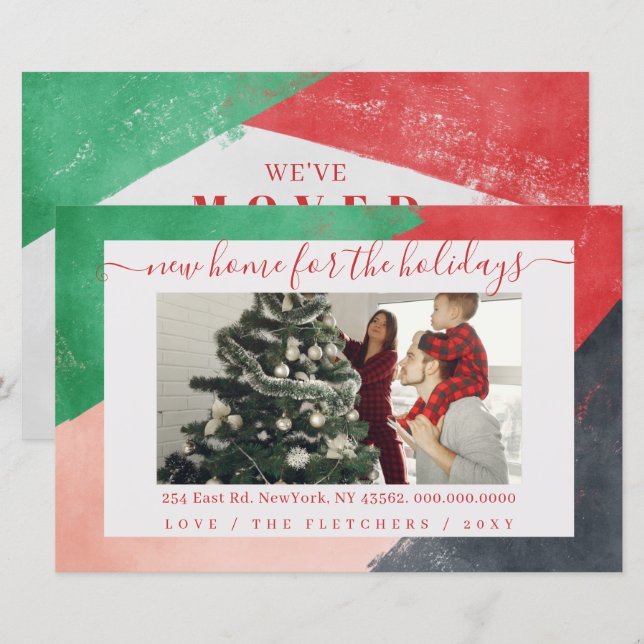 Lámina Resumen de presupuesto Paint New Home Photo Holida (Anverso / Reverso)