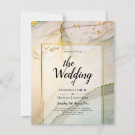 Lámina Resumen de tinta para alcohol Oyster Pearl Gold BO