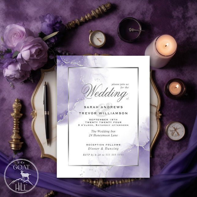 Lámina Resumen del Boda presupuestario Rainbow Violet Sil (Subido por el creador)