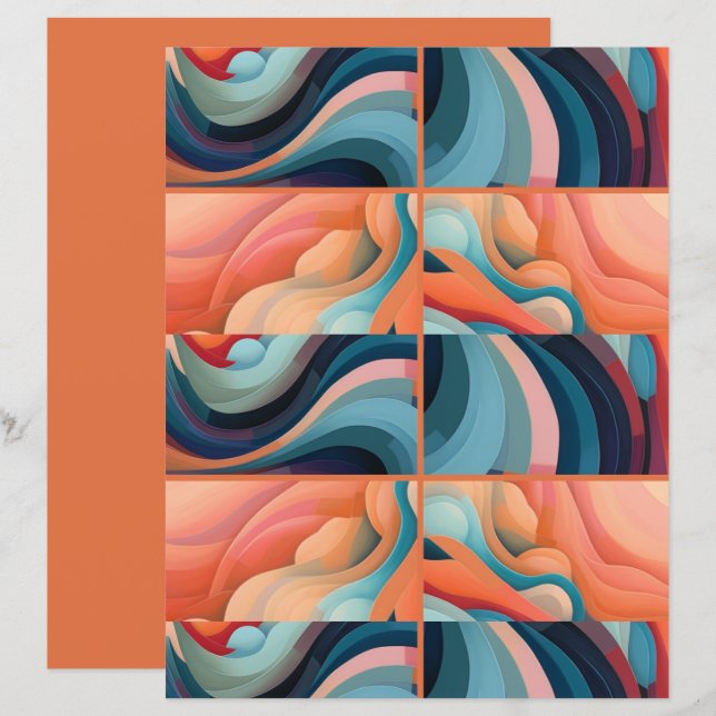 Lámina Resumen del paisaje 1 (Anverso / Reverso)