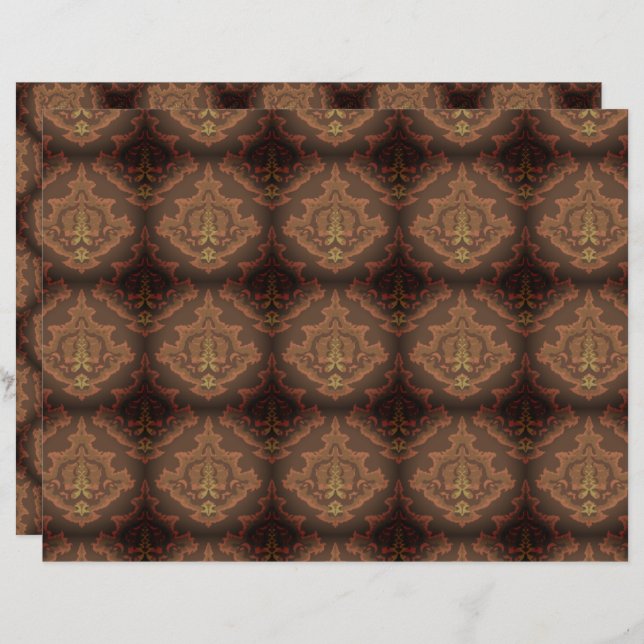 Lámina Resumen gótico del árbol spruce (Anverso / Reverso)