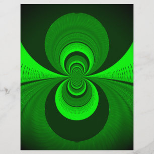 Lámina Resumen Modelo caleidoscopio Groovy Verde Brillant