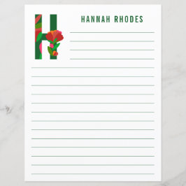 Lámina Resumen Papel Alterado Floral