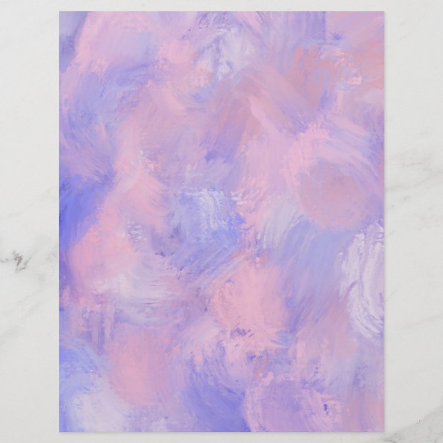 Lámina Resumen Pastel Rubor Papel de cartón azul rosado (Anverso)