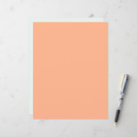 Retro Citrus Sunset en papel de cuadernillo sólido