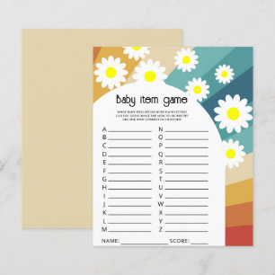 Lámina Retro Groovy - juego de artículos para bebés