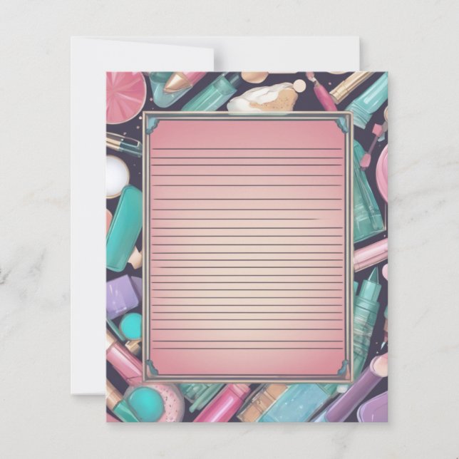 Lámina Retro Letterhead (Anverso)