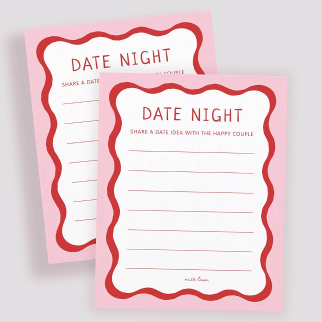 Lámina Retro rosa y ducha de novias Ideas de noche de fie (Subido por el creador)