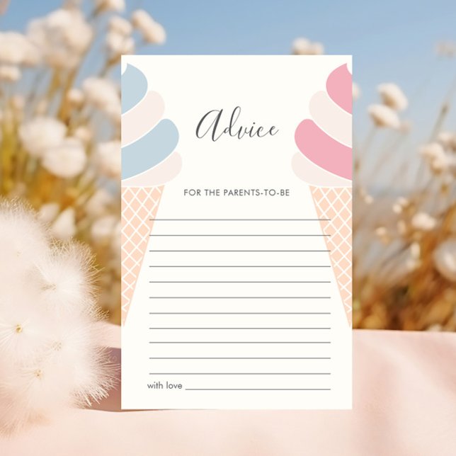 Lámina Revelación del género de la crema de hielo de cons (Subido por el creador)