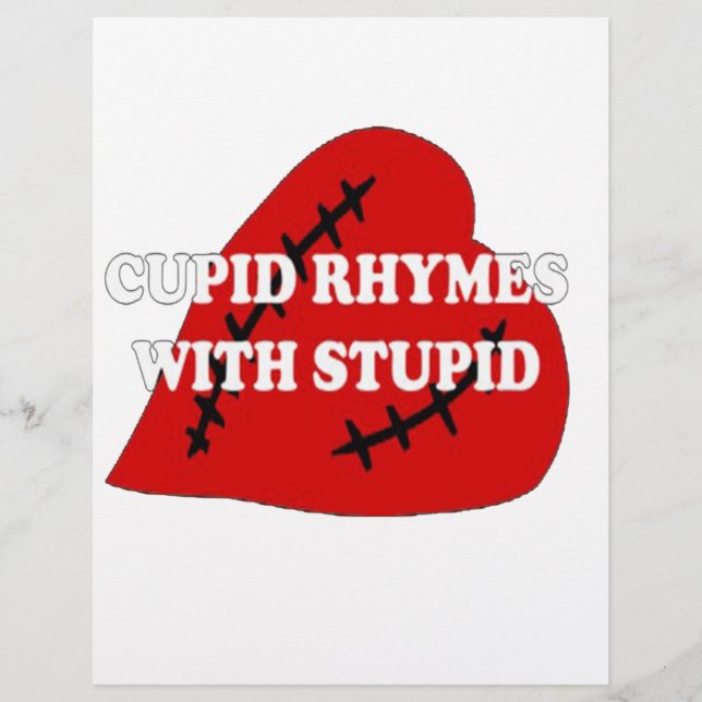 Lámina Rhymes Cupido Con Estúpido (Anverso)