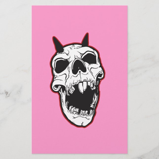 Lámina riendo Skull (Anverso)