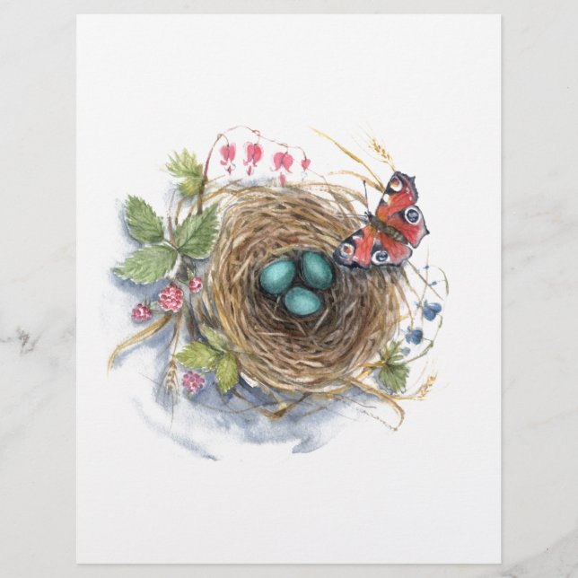 Lámina Robin Nest (Anverso)