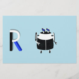 Lámina Robot de papel