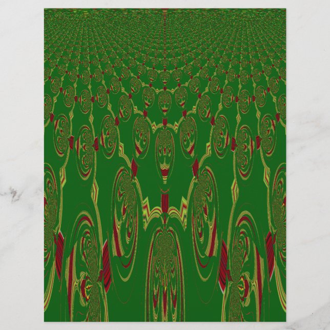 Lámina Robots verdes (Anverso)