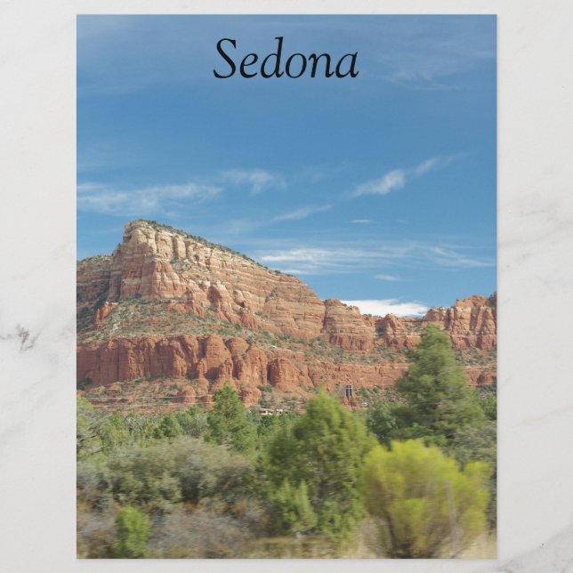 Lámina Rocas rojas en Sedona (Anverso)